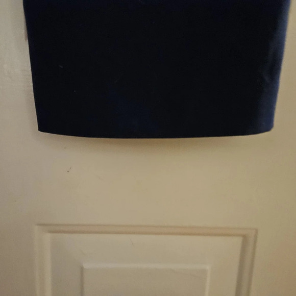 Claiborne Mens Flat Front Wool Blend Navy Blue Dress Pants. 38x22 - Picture 8 of 8